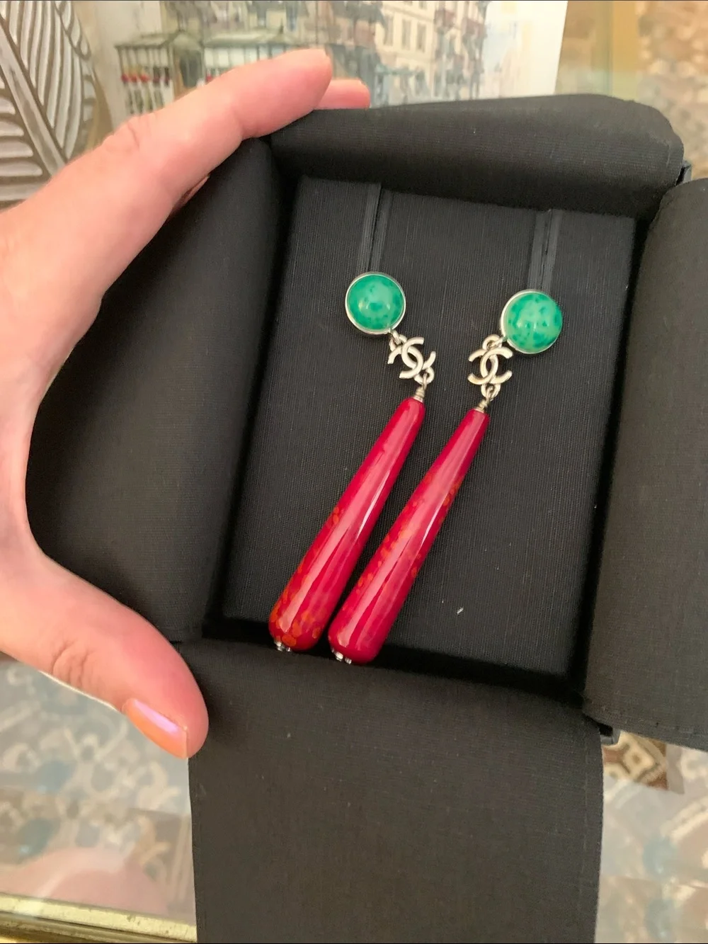Brand new, limited edition, absolutely stunning  authentic Chanel earrings, must